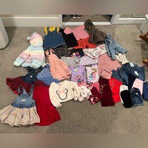Toddler girl 18-24 month and 2T clothing bundle